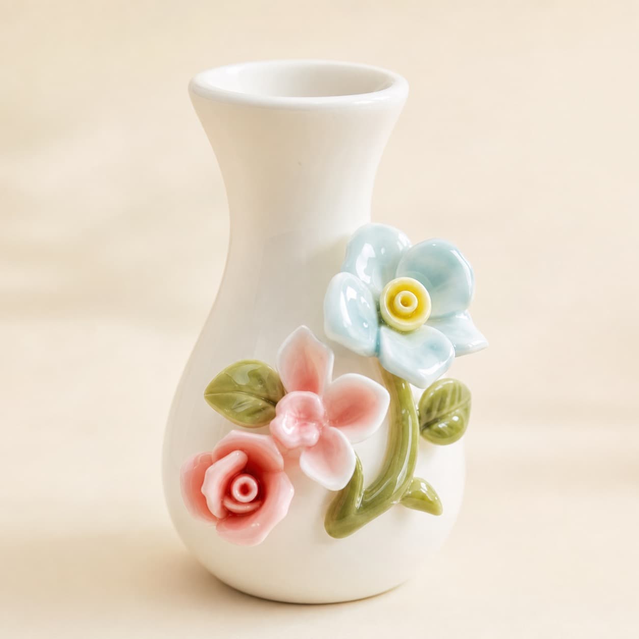 Hand-Glazed Mini Ceramic Vase detail 2